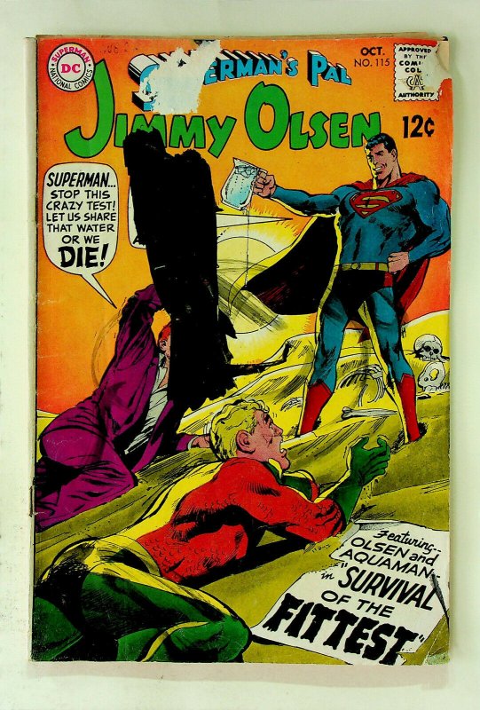 Superman's Pal Jimmy Olsen #115 (Oct 1968, DC) - Good 