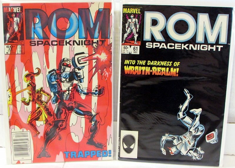 Rom Lot of 2 #49 N, 61 (1983) Marvel 8.0 VF 1st Print Comic Books