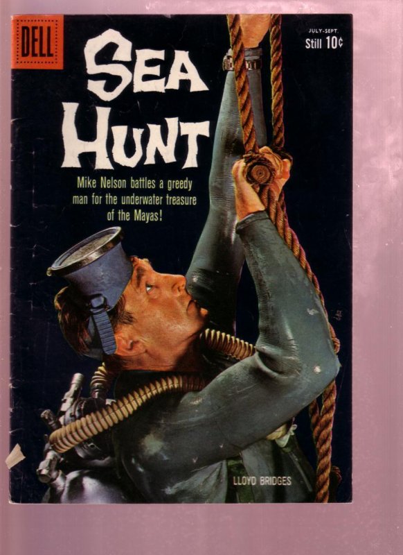 SEA HUNT #6 1960-TREASURE OF THE MAYAS-LLOYD BRIDGES-TV VG+