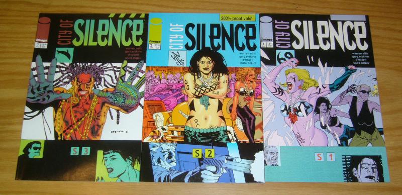 City of Silence #1-3 VF/NM complete series WARREN ELLIS gary erskine - image 2