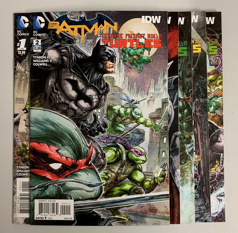 Batman Teenage Mutant Ninja Turtles #1-6 (DC 2015) James Tynion IV (9.0+)