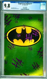 Knight Terrors Batman #1 CGC 9.8 (2023 DC Comics) Green Foil Variant