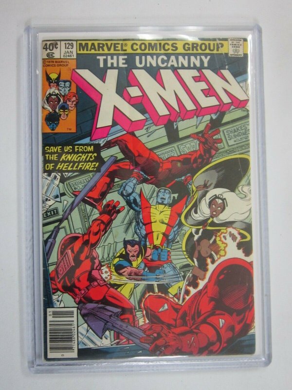 Uncanny X-Men #129 Dark Phoenix Saga part 1 NS 3.0 GD VG (1980 1st Series)