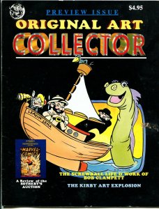 Original Art Collector #1 1991-1st issue-comic & animation art info-FN