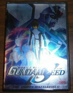 Mobile Suit Gundam Seed DVDs Movies 1 , 2 , & 3 W/ Limited Edition Art Box