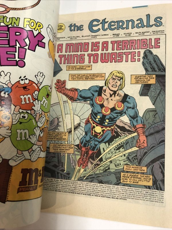 Eternals (1986) # 10 (NM) Canadian Price Variant CPV