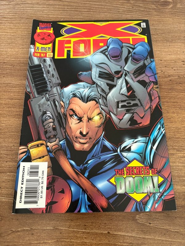 Lot Of 3 X-Force Marvel Comic Books # 63 64 65 VF-NM X-Men  9 J456