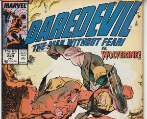 Daredevil(vol. 1)# 249 Enter: Wolverine and 1st appearance of Bushwacker