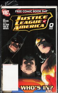 Justice League of America #0 Free Comic Book Day Cover (2007) Justice League