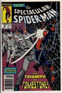 The Spectacular Spider-Man #155 Newsstand Edition (1989) 9.6 NM+