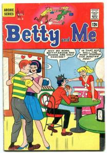 Betty and Me #2 1965- Jukebox soda shop cover VG