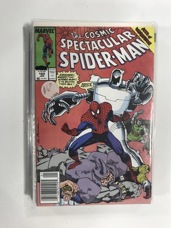 The Spectacular Spider-Man #160 (1990) VF3B122 VERY FINE VF 8.0