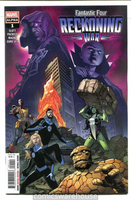 FANTASTIC FOUR RECKONING WAR ALPHA (2022 MARVEL) #1 NM G62440