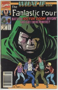 What If #18 (1989) - 6.5 FN+ *Fantastic Four/Doctor Doom* Newsstand