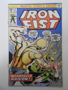 Iron Fist #4 (1976) VG Condition! Rust on staples