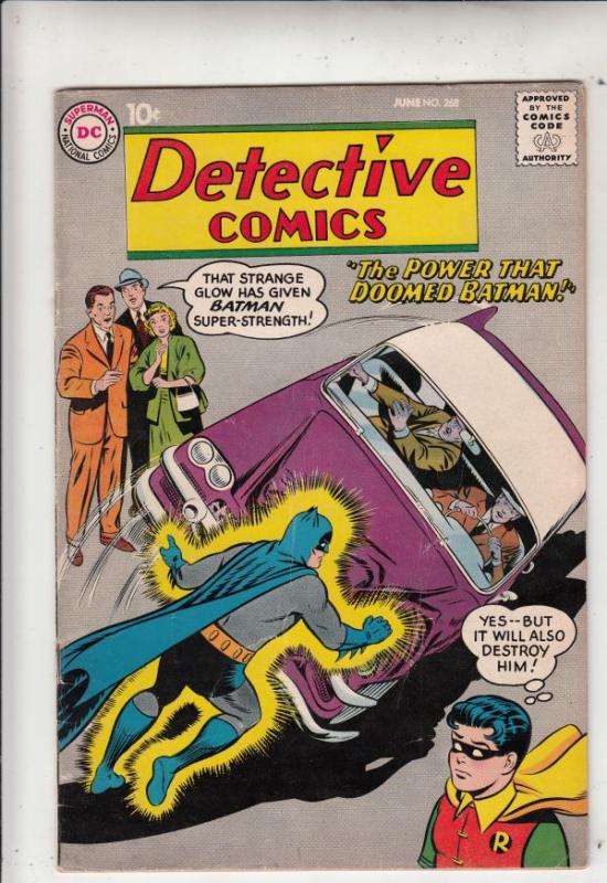 Detective Comics #268 (Jun-59) FN+ Mid-High-Grade Batman