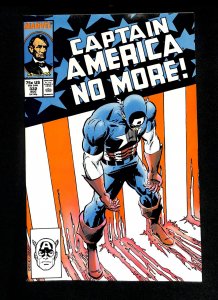 Captain America #332 Steve Rogers Resigns!