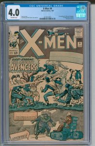 X-Men #9 CGC 4.0 Very Good