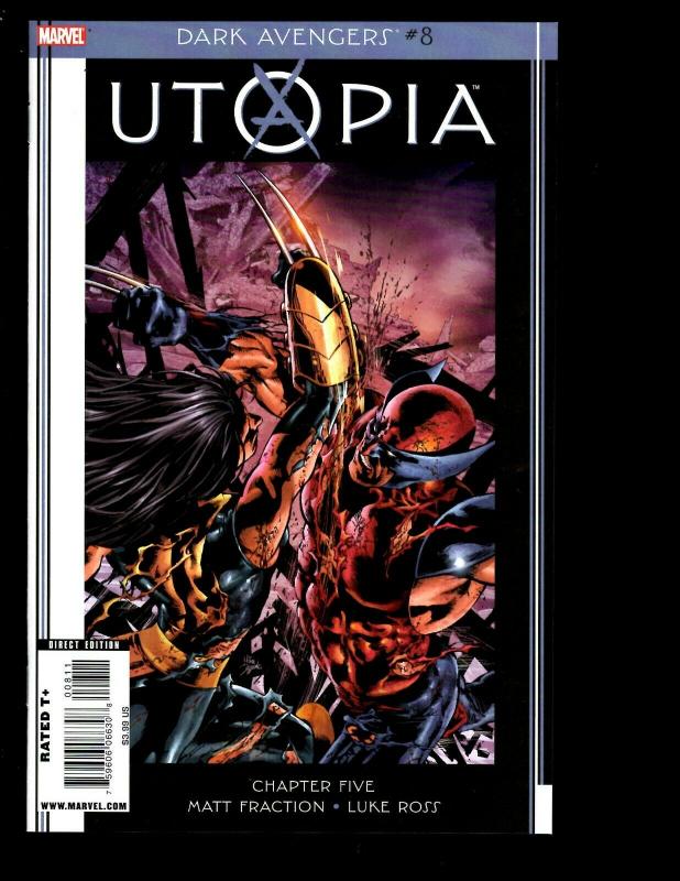 Lot Of 8 Dark Avengers Marvel Comics # 2 3 4 5 6 7 8 9 Dark Reign Utopia SM10