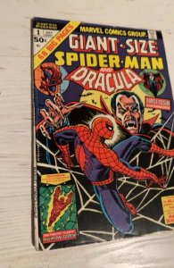 Giant-Size Spider-Man #1 (1974)vs count dracula