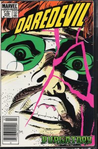 Daredevil #228 Newsstand Edition (1986) Daredevil