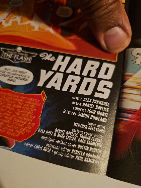 New Knight Terrors The Flash Wally West 1 NM Run Run Run