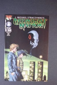 Midnight Nation #9 January 2002 1st Printing j. Michael Stra