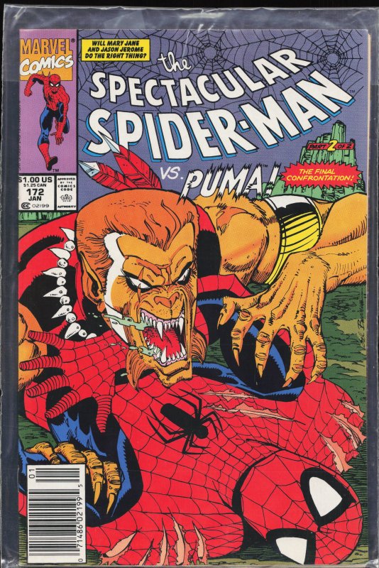 The Spectacular Spider-Man #172 (1991) Spider-Man