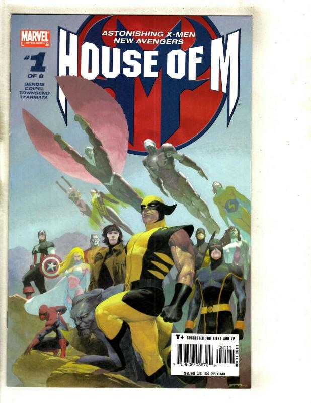 8 House of M Marvel Comics # 1 2 3 4 5 6 7 8 RP1