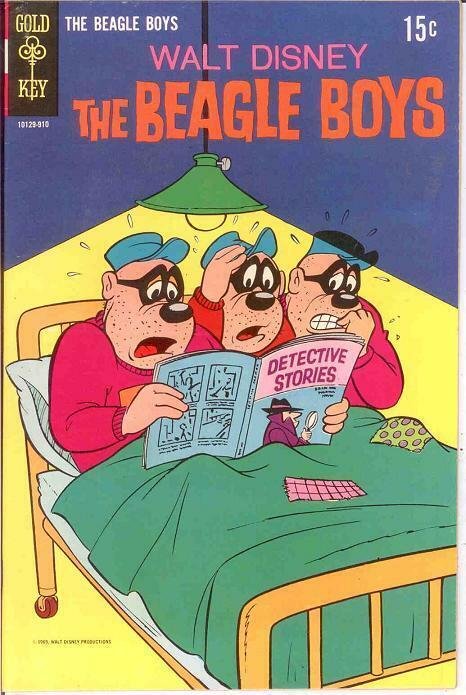 BEAGLE BOYS (1964-1979 GK) 8 VF-NM  October 1969 COMICS BOOK