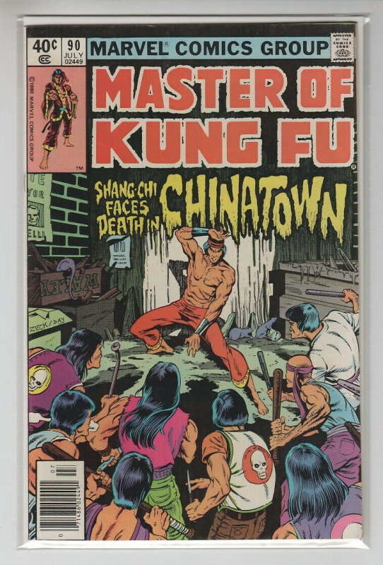 MASTER OF KUNG-FU (1974 MARVEL) #90 VF+ A67635