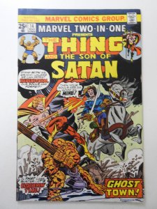 Marvel Two-in-One #14 (1976) Thing and Son of Satan! MVS Intact! Sharp Fine-