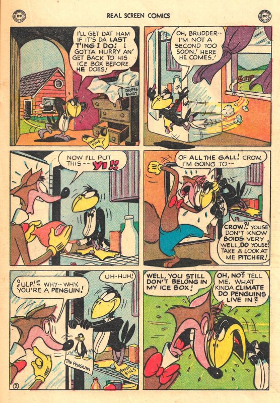 REAL SCREEN COMICS #32 (1950) 6.0 FN  Fox & Crow, Flippity & Flop,Tito & Burrito