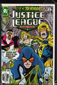 Justice League America #67 (1992) Blue Beetle
