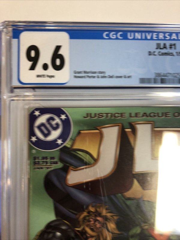JLA (1997) # 1 (CGC 9.6 WP) Future Key