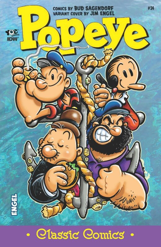 IDW POPEYE CLASSIC COMICS #24 : RI COVER : NM : SUPER RARE!