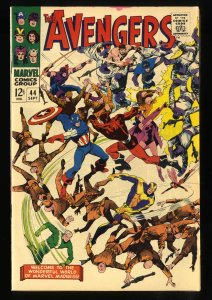 Avengers #44 VF 8.0 Origin Black Widow! 2nd Red Guardian!