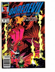 Lot Of 6 Daredevil Marvel Comic Books # 277 279 280 281 287 292 Defenders RM3