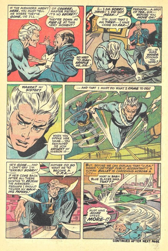 THE AVENGERS #75 (Apr1970) 8.0 VF Roy Thomas! John Buscema! QUICKSILVER returns!