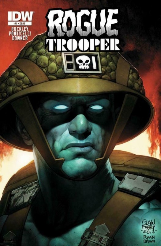 ROGUE TROOPER #1, NM, Sci-Fi, IDW, 2014, Glenn Fabry, more Indies in store