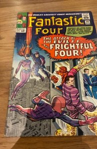 Fantastic Four #36 (1965)first app of Medusa and frightful four nice fn/vf