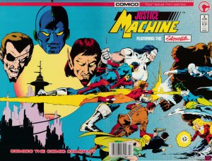 Justice Machine Featuring the Elementals #2 (Newsstand) FN ; COMICO | Bill Willi
