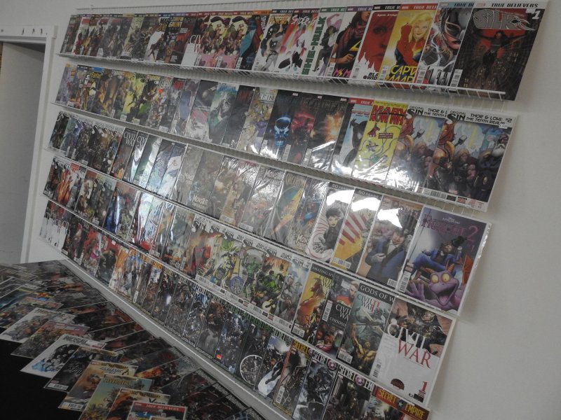 Huge Lot of 150+ Comics W/ Deadpool, Civil War, Infinity, +More! Avg. VF!
