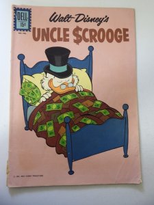 Uncle Scrooge #36 (1961) GD/VG Condition 1 Spine Split, 3/4 tear fc