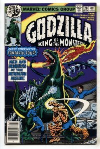 GODZILLA #20 Fantastic Four 1979-MARVEL-Bronze-Age comic book