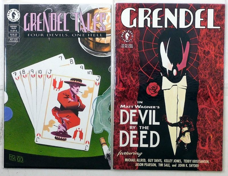 Grendel Tales Lot 3 #Four Devils, One Hell 4, Deed 1 1993 Dark Horse Comics
