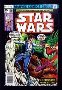 Star Wars #10 Han Solo & Chewacca Cover Marvel Comics  1978 1st Print Newsstand