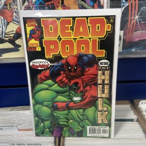DEADPOOL #4 VF/NM 1997 vs The Hulk! MARVEL COMICS