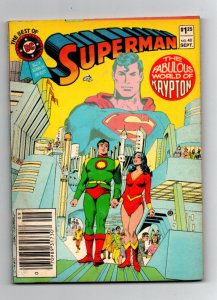 Best of DC Blue Ribbon Digest #40 newsstand - Superman - Krypton - 1983 - FN/VF