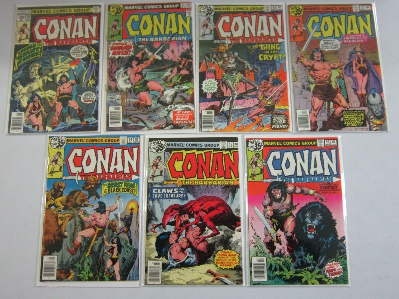 Conan the Barbarian lot 25 different from #90-120 avg 7.0 FN VF (1978-80 Marvel)